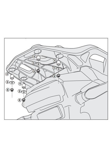 Gıvı Sra1110 Honda Vfr 1200X Crosstourer (12-15) Arka Çanta Tasıyıcı modelleri