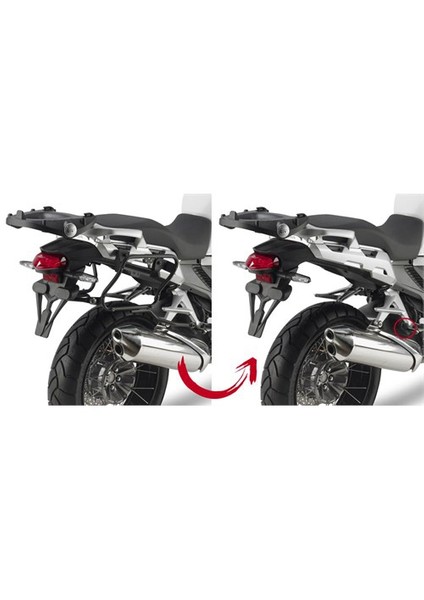 Gıvı Plxr1110 Honda Vfr 1200X Crosstourer (12-15) Yan Çanta Tasıyıcı