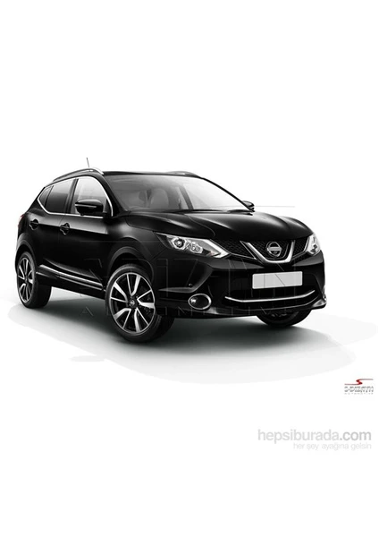 S-Dizayn Nissan Qashqai 2014 Model ve Üzeri Ön Tampon Çıtası Krom P.Çelik