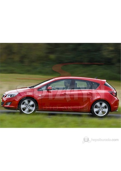 S-Dizayn Opel Astra J Cam Çıtası 4 Prç. P.Çelik HB (2010>)