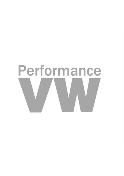 "Performance VW " Gri Sticker 12x7cm