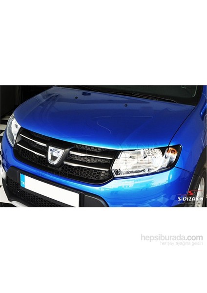 S-Dizayn Dacia Sandero 2013 Üzeri Krom Ön Panjur 4 Prç.