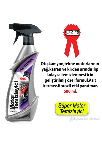 Motor Yağ Sökücü Ve Temizleyici