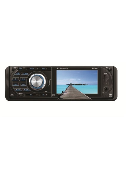 KS-MX13 3'' TFT Ekran-TV-SD-USB-DIVX-MP3 Çalar