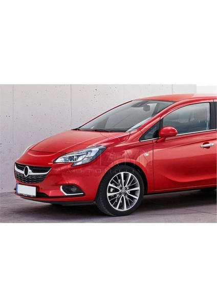 S-Dizayn Opel Corsa E Krom Sis Çerçevesi 2 Prç. P.Çelik 2015 ve Üzeri