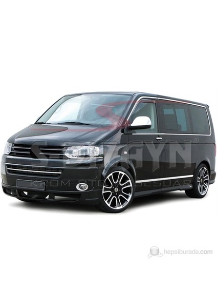 S-Dizayn Vw T5 Transporter Yan Kapı Çıtası 5 Prç. P.Çelik (K.Şase) (2010>)