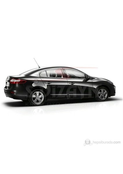 S-Dizayn Renault Fluence Cam Çerçeve Seti 8 Prç. P.Çelik (2010>)