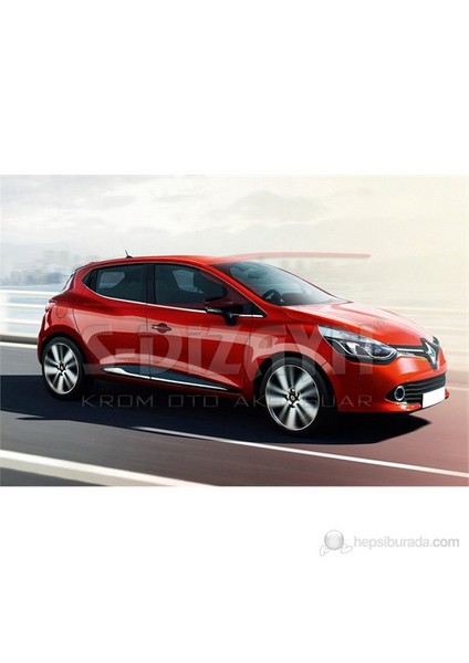 S-Dizayn Renault Clio-4 Cam Çıtası 8 Prç. P.Çelik (2012>)