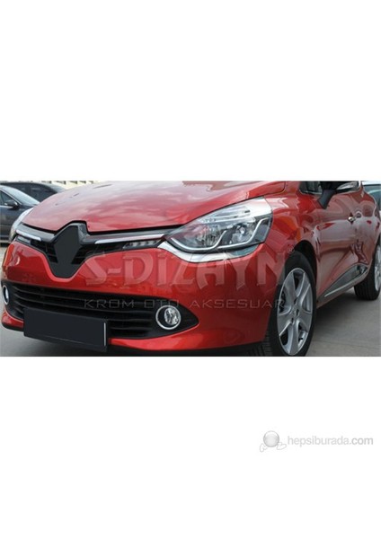S-Dizayn Renault Clio-4 Far Alt Çıta 2 Prç P.çelik (2012>)