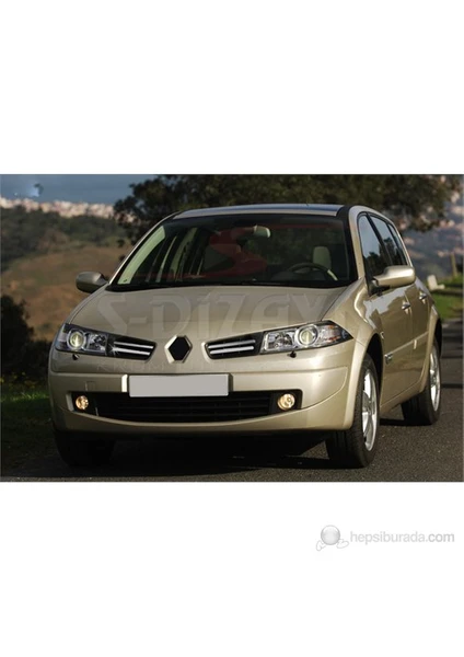 S-Dizayn Renault Megane-II Ön Panjur 4 Prç. P.Çelik HB & SEDAN (2006-2010)