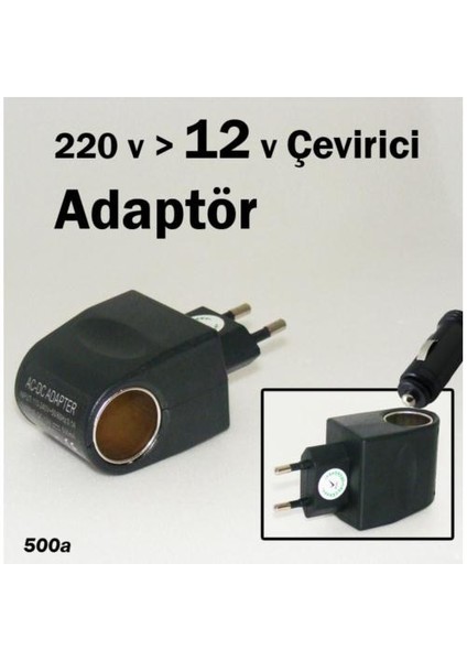 M-Power 220 V > 12 V Dönüştürücü Çakmak Çevirici Adaptör