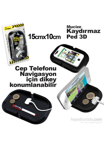 Mucize 3D Kaydırmaz Torpido Pedi