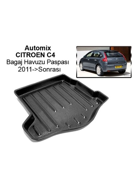 Citroen C4 Hb Bagaj Havuzu Paspası 2011->Sonrası