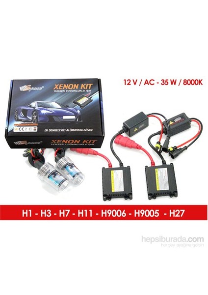 Xenon Kit H3 8000K 12V-DC  35W