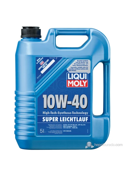 Liqui Moly Super Leichtlauf 10W-40 5 Litre Motor Yağı ( Üretim Yılı: 2022 )