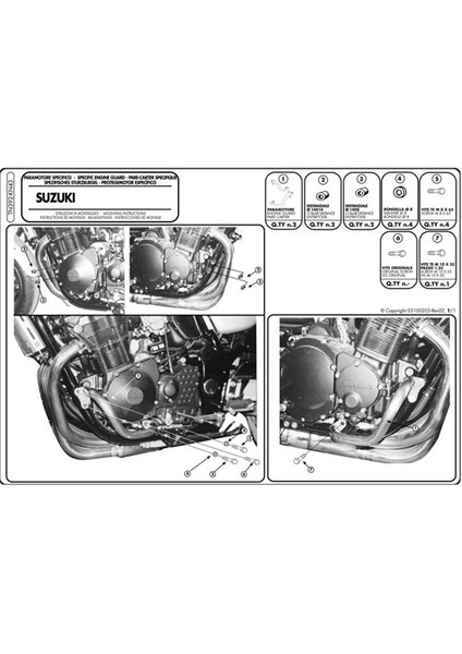 Kn43 Suzukı Gsf 600 Bandıt - S (96-04) Koruma Demırı fiyatları