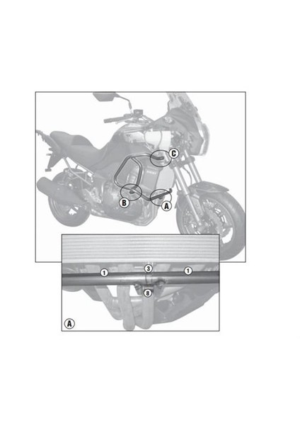 Gıvı Tn4105 Kawasakı Versys 1000 (12-14) Koruma Demırı