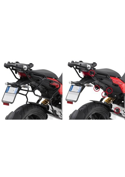 Gıvı Plxr312 Ducatı Multıstrada 1200 (10-14) Yan Çanta Tasıyıcı