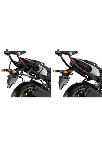 Gıvı Plxr366 Yamaha Fz8-Fazer8 (10-15) Yan Çanta Tasıyıcı