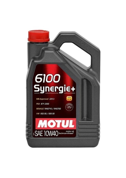 6100 Synergie+ 10W-40 4 Litre Motor Yağı (Üretim Yılı: 2024)