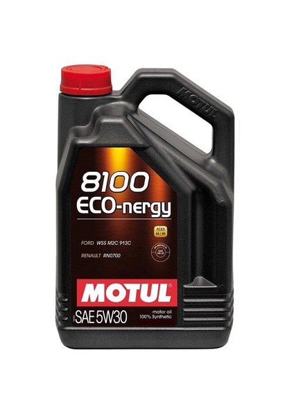 8100 Eco Nergy 5W-30 4 Litre Motor Yağı (Üretim Yılı: 2024)