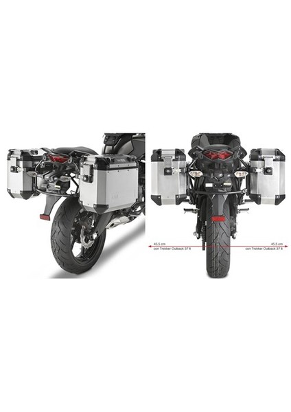 Gıvı Pl4103cam Kawasakı Versys 650 (10-14) Yan Çanta Tasıyıcı