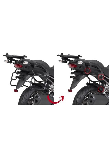 Gıvı Plr4105 Kawasakı Versys 1000 (12-14) Yan Çanta Tasıyıcı