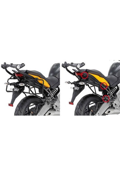 Gıvı Plr450 Kawasakı Versys 650 (10-14) Yan Çanta Tasıyıcı