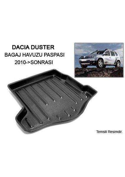 Dacia Duster Bagaj Havuzu Paspası 2010->Sonrası