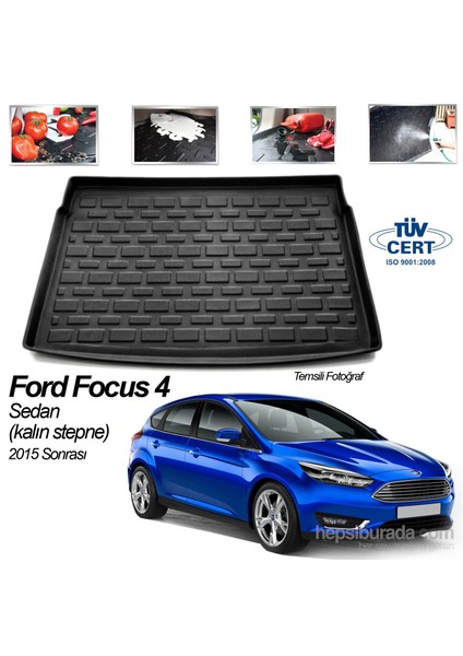 Ford Focus 4 Hb Bagaj Havuzu Kalın Stepne 2015