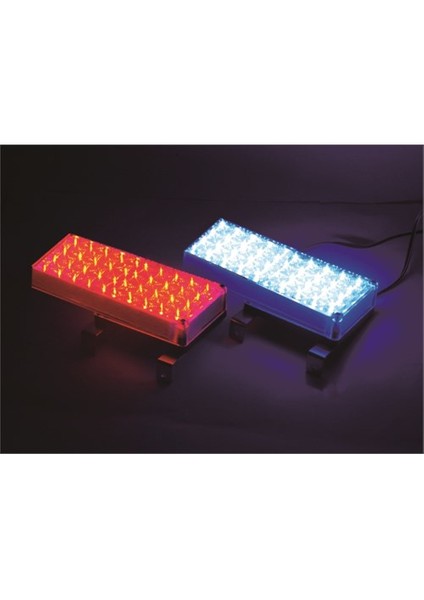 Flaşlı İkaz Lambası 96 Led (Kırmızı-Mavi) Lapa19
