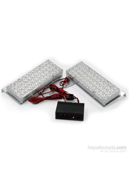Flaşlı İkaz Lambası 96 Led (Sarı) Lapa19-2
