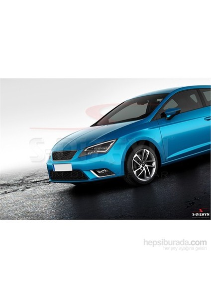 S-Dizayn Seat Leon 2013> Model Ve Üzeri Sis Farı Çerçevesi 2 Prç. Krom P.Çelik