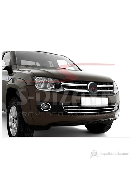S-Dizayn Vw Amarok Ön Tampon Çıta 2 Prç (4x4) P.Çelik (2010>)