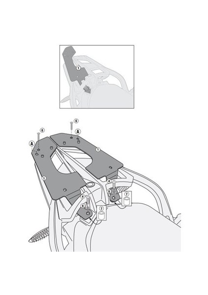 Gıvı Sr5109 Bmw F800gt (13-15) - F800r (09-15) - F800st (06-15) Arka Çanta Tasıyıcı