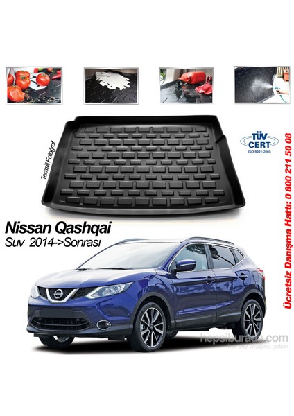 Nissan Qashqai Bagaj Havuzu 2014 Sonrası