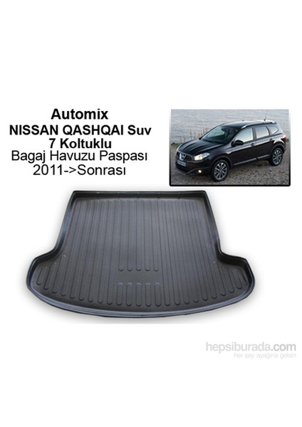 Nissan Qashqai +2 Bagaj Havuzu 2010-14