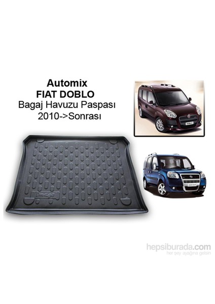 Fiat Doblo Bagaj Havuzu 2010 Sonrası