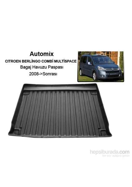 Citroen Berlingo Multispace Bagaj Havuzu