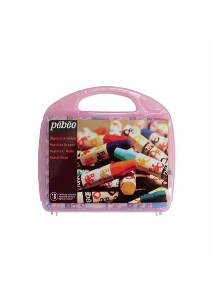 Yağlı Pastel Boya Plastik Kutulu 18 Renk