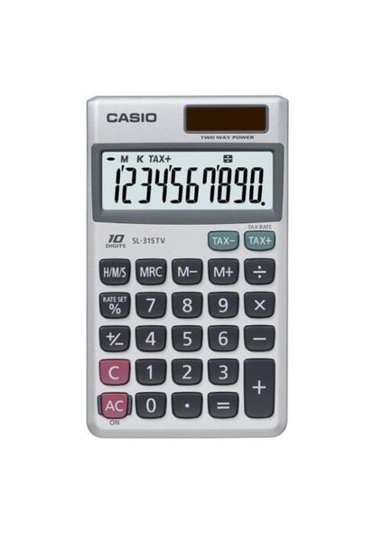 SL-315TV Cep Tipi 10 Hane Hesap Makinesi