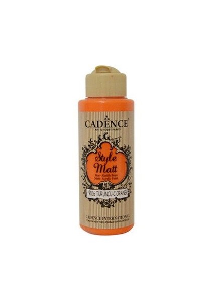 Style Matt Akrilik Boya 120Ml. 9025-Karadut