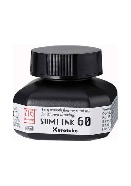 Mangaka Sumi Mürekkep Siyah 60Ml Cnce103-6