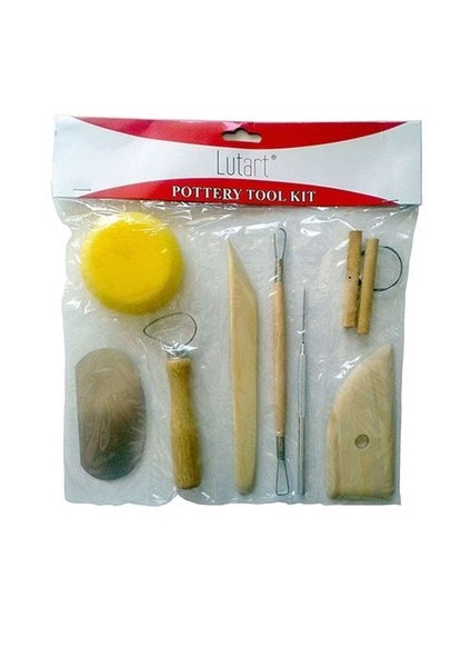 Seramik Başlangıç Seti 8 Parça (Pottery Tool Kit)