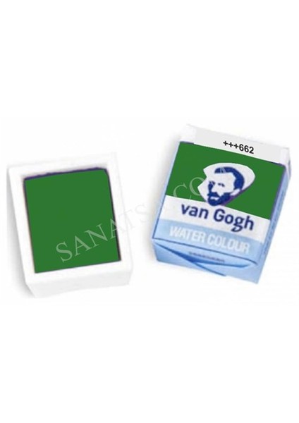 Van Gogh 1/2 Tablet Sulu Boya 662 Permanent Green