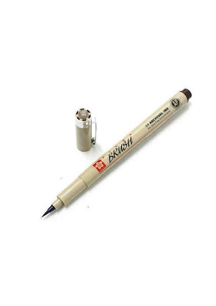 Pigma Brush Pen Çizim Kalemi Fırça Uçlu Dark Sepia Koyu Kahve