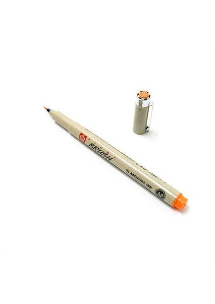 Pigma Brush Pen Çizim Kalemi Fırça Uçlu Orange Turuncu fiyatları