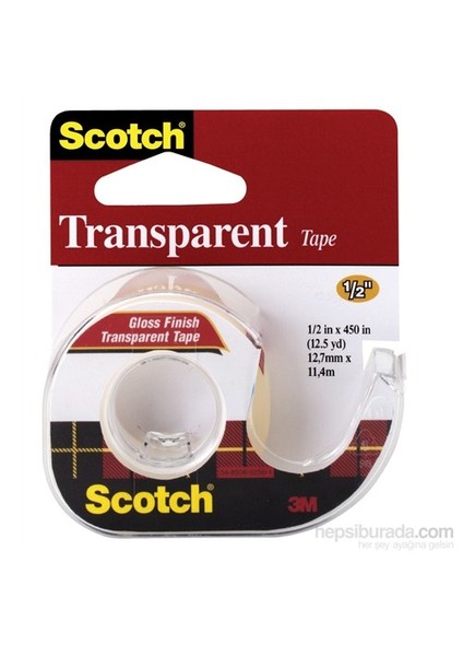 ® Bant Kesicili Şeffaf Kırtasiye Bandı