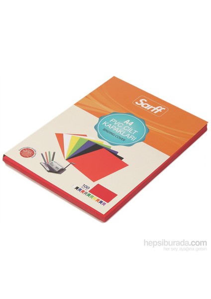 Pvc 160 Mic A4 Şeffaf Renkli Mavi Cilt Kapağı 100 adet 15201005