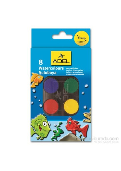 Suluboya 8 Renk Küçük Boy (2290934000)